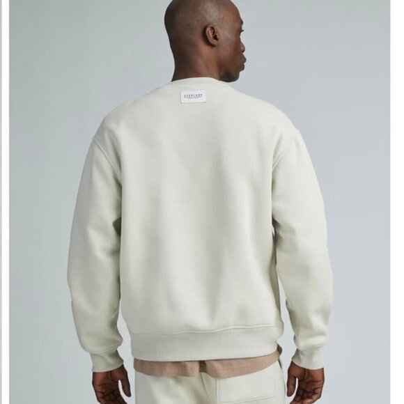 The ReTrack Crewneck Sweatshirt in Pelican - Picture 4 of 10